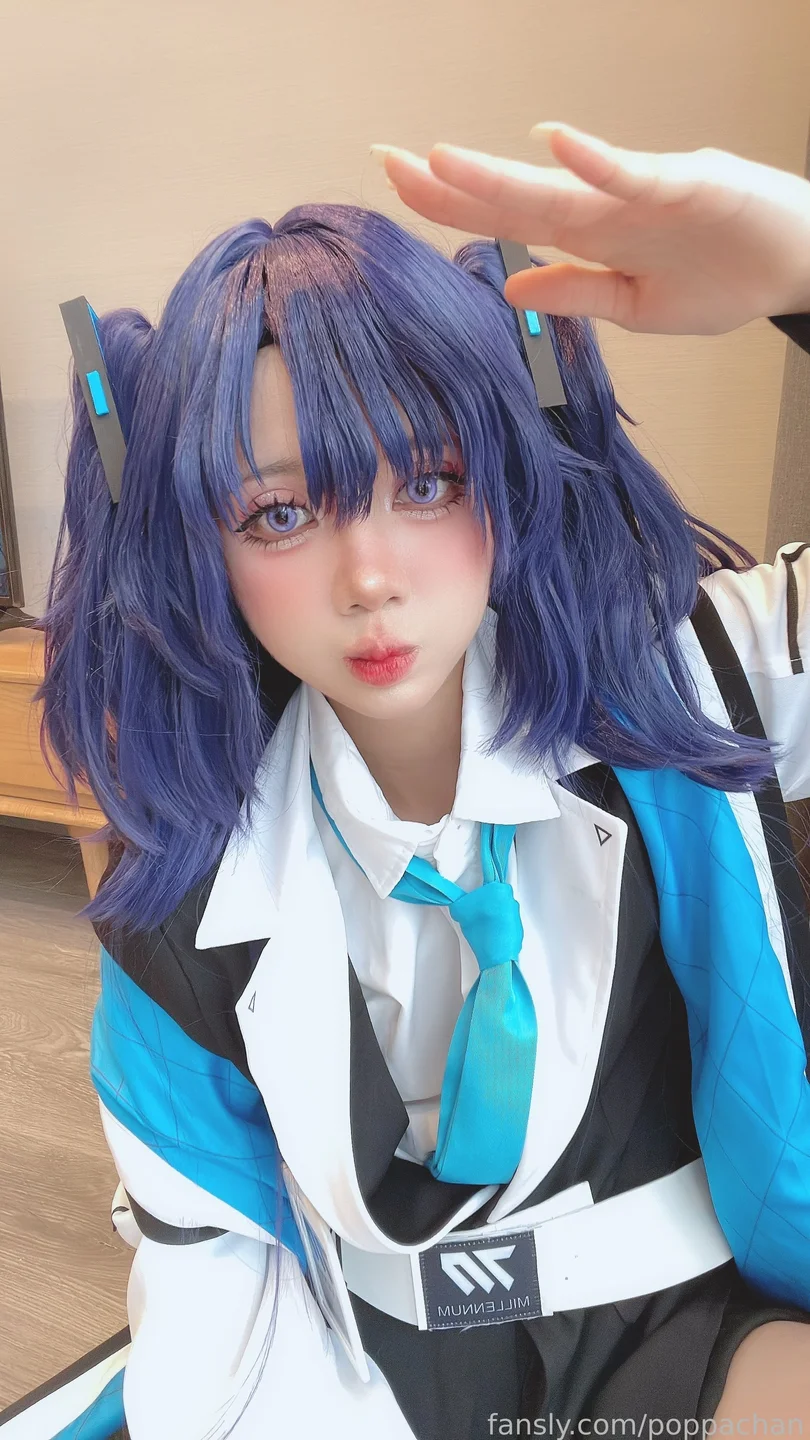 PoppaChan - Yuuka [70P-113MB] tg@simisebaisi 【丝足阁】010.webp